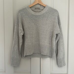 Everlane Light Gray Cotton Sweater